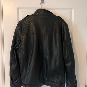 Mens Calvin Klein faux leather jacket